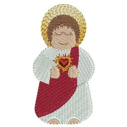 Diseño Para Bordado Sagrado Corazón De Jesús