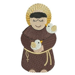 Embroidery Design Saint Francis Of Assisi