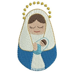 Diseño Para Bordado Nuestra Señora De La Sagrada Familia