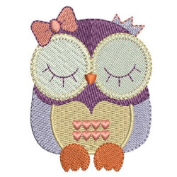 Embroidery Design Little Owl 8