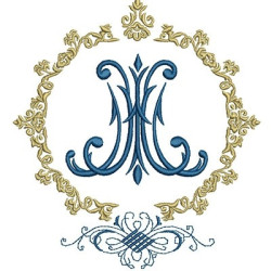 Matriz De Bordado Mariano Provençal 4