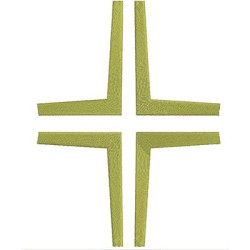 Matriz De Bordado Cruz 17 Cm