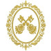 Medalha Com Aplique São Pedro Molduras Religiosas