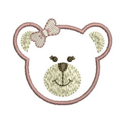 Diseño Para Bordado Cara Bear 5 Cm