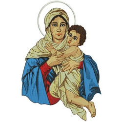 Embroidery Design Mother Pilgrim 29 Cm