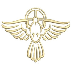 Diseño Para Bordado Divino Espíritu Santo 14 Cm