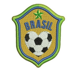 Embroidery Design Brazil Cup
