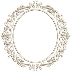Matriz De Bordado Moldura Provençal 28