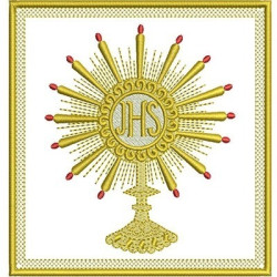 EMBROIDERED ALTAR CLOTHS MONSTRANCE 58