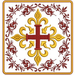 5 EMBROIDERED ALTAR CLOTHS - 60