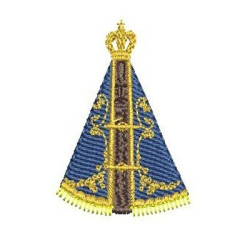 Matriz De Bordado Nossa Sra. Aparecida 5 Cm