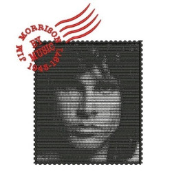 Embroidery Design Jim Morrison  The Doors