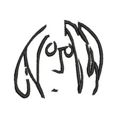 Embroidery Design John Lenon