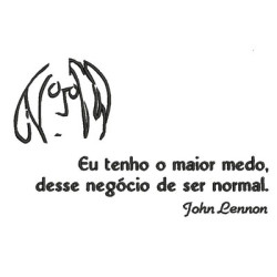 Embroidery Design John Lenon Frase