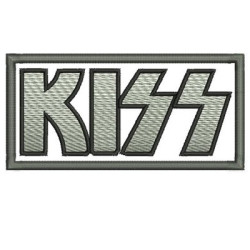 Embroidery Design Kiss Patch