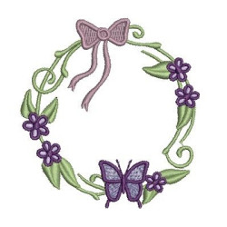 Embroidery Design Garland