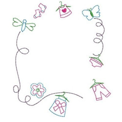 Embroidery Design Clothing And Animals