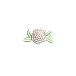 Matriz De Bordado Rosa Pequena