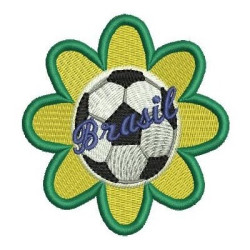 Matriz De Bordado Flor De Bola