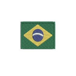 Matriz De Bordado Brasil 4 Cm