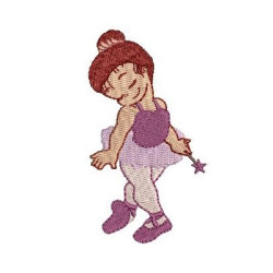Diseño Para Bordado Bailarina