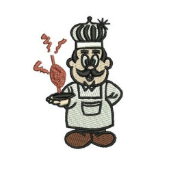 Matriz De Bordado Cozinheiro
