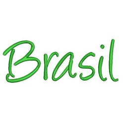 Matriz De Bordado Brasil 20 Cm