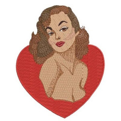 Matriz De Bordado Pinup Iii