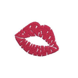 Diseño Para Bordado Beso