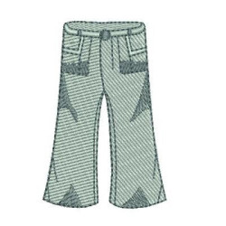 Embroidery Design Pants