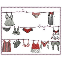 Matriz De Bordado Lingerie