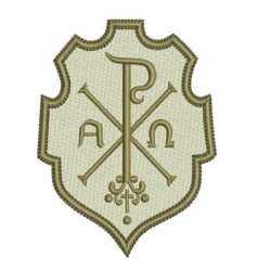 Embroidery Design Pax Christi Shield