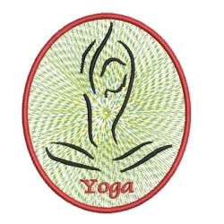 Diseño Para Bordado Yoga