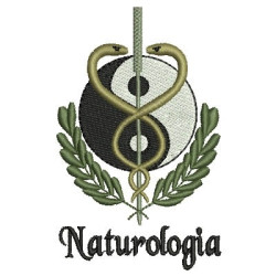 Diseño Para Bordado Naturology Símbolo