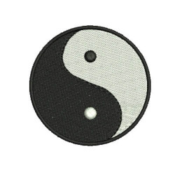 Matriz De Bordado Yin Yang Maior