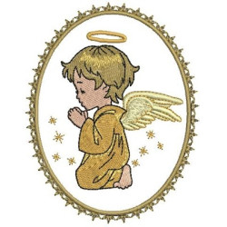 Embroidery Design Angel In Frame