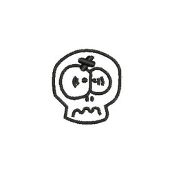 Embroidery Design Skull 3