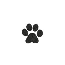 Embroidery Design Footprint P Canine