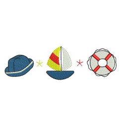Embroidery Design Nautical Baby