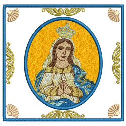 EMBROIDERED ALTAR CLOTHS - OUR LADY OF CONCEPTION 110