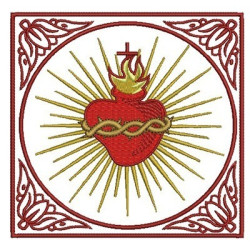 Embroidery Design Embroidered Altar Cloths Sacred Heart 114