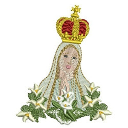 Embroidery Design Our Lady Of Fatima