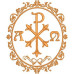 Medalha Px Alfa & Omega Molduras Religiosas