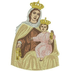 Embroidery Design Our Lady Of Mt. Carmel15cm