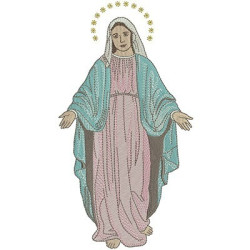 Embroidery Design Our Lady Of Medjugorje 1