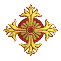 Embroidery Design Decorated Cross 2