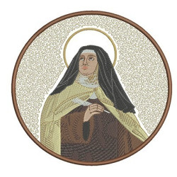 Diseño Para Bordado Santa Teresa Davila