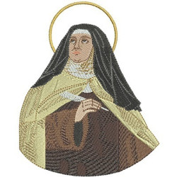 Matriz De Bordado Santa Teresa De ávila 2