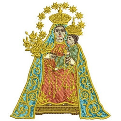 Embroidery Design Virgin Of The Sacromonte