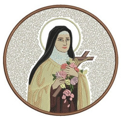 Embroidery Design Saint Little Therese Of Lissieux 7